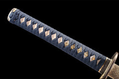 墨鳞·流光 katana product detail image 9 showing blade, saya, and fittings