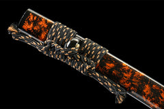 暗金 katana product detail image 9 showing blade, saya, and fittings