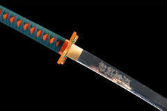 katana product detail image 9 showing blade, saya, and fittings