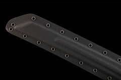 暗猎者-美式武士刀 katana product detail image 9 showing blade, saya, and fittings