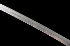 夜烬·星陨 katana product detail image 9 showing blade, saya, and fittings