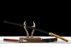 Katana – Kogarashi 木枯 blade and saya detail photo