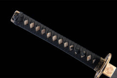 慈悲之刃 katana product detail image 10 showing blade, saya, and fittings
