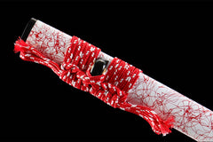 朱华寒锋 katana product detail image 10 showing blade, saya, and fittings