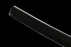 湛蓝金芒 katana product detail image 10 showing blade, saya, and fittings