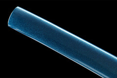 沧溟金缕 katana product detail image 10 showing blade, saya, and fittings