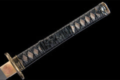赤夜行者 katana product detail image 10 showing blade, saya, and fittings