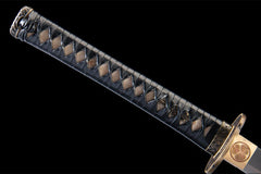 回旋之牙 katana product detail image 10 showing blade, saya, and fittings