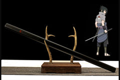 火影忍者-草薙剑 katana product detail image 10 showing blade, saya, and fittings
