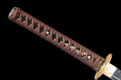 血檀影 katana product detail image 10 showing blade, saya, and fittings