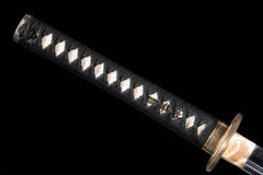 红尘过客 katana product detail image 10 showing blade, saya, and fittings