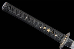 暗夜君临 katana product detail image 10 showing blade, saya, and fittings