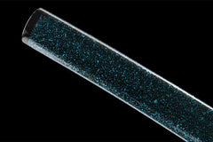 碧霄金纹 katana product detail image 10 showing blade, saya, and fittings