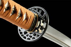 素心刃 katana product detail image 10 showing blade, saya, and fittings
