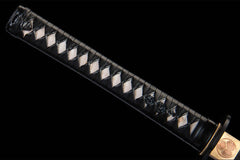 刹那芳华 katana product detail image 10 showing blade, saya, and fittings