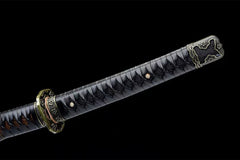 花梨木军刀 tachi product detail image 10 showing blade, saya, and fittings