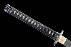 青藤缠月 katana product detail image 10 showing blade, saya, and fittings