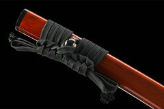 绯樱斩月 katana product detail image 10 showing blade, saya, and fittings