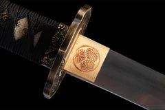 归鞘之誓 katana product detail image 10 showing blade, saya, and fittings