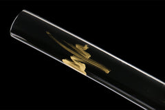 幽隐 katana product detail image 10 showing blade, saya, and fittings