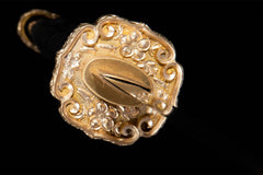 断罪 katana product detail image 10 showing blade, saya, and fittings