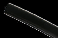 墨渊金芒 tanto product detail image 10 showing blade, saya, and fittings