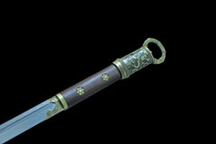 Tang Dao – T10 Clay-Tempered Hidden Handle – Bu Liang Ren 埋鞘唐刀 ... display view product photo
