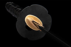 刹那芳华 katana product detail image 11 showing blade, saya, and fittings