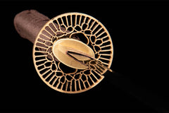 血檀影 katana product detail image 11 showing blade, saya, and fittings