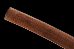 檀棕金络 tanto product detail image 11 showing blade, saya, and fittings