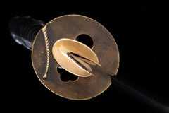赤夜行者 katana product detail image 11 showing blade, saya, and fittings
