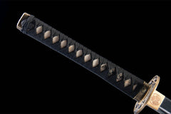 断罪无杀 katana product detail image 11 showing blade, saya, and fittings