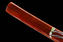绯樱斩月 katana product detail image 11 showing blade, saya, and fittings