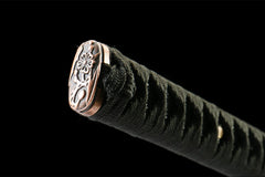 沉夜斩 katana product detail image 11 showing blade, saya, and fittings