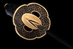 回旋之牙 katana product detail image 11 showing blade, saya, and fittings