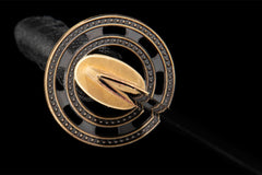 红尘过客 katana product detail image 11 showing blade, saya, and fittings