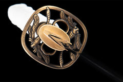 白牙 katana product detail image 11 showing blade, saya, and fittings