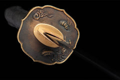 归鞘之誓 katana product detail image 11 showing blade, saya, and fittings