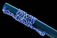 沧溟金缕 katana product detail image 11 showing blade, saya, and fittings