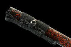 Katana – Shinya Zanmato 深夜斬 blade and saya detail photo