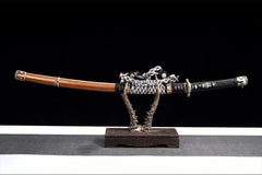 御橘太刀 tachi product detail image 19 showing blade, saya, and fittings