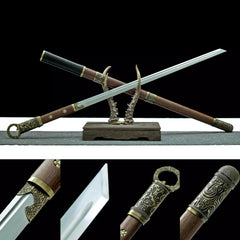 Tang Dao – Manganese Steel Hidden Handle – Bu Liang Ren 埋鞘唐刀 ... full product photo