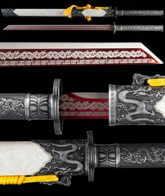 White Crane Tang Dao 1065 Carbon Steel - LRT012