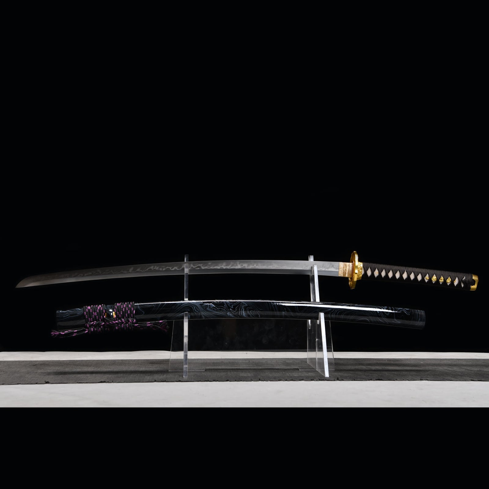 Azure Dragon Choji Hamon T10 steel Katana | NIMOFAN - 340872408211622