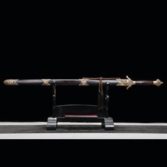 Gentleman Phoenix Pattern folded steel Chinese Jian | NIMOFAN - 850872407171608