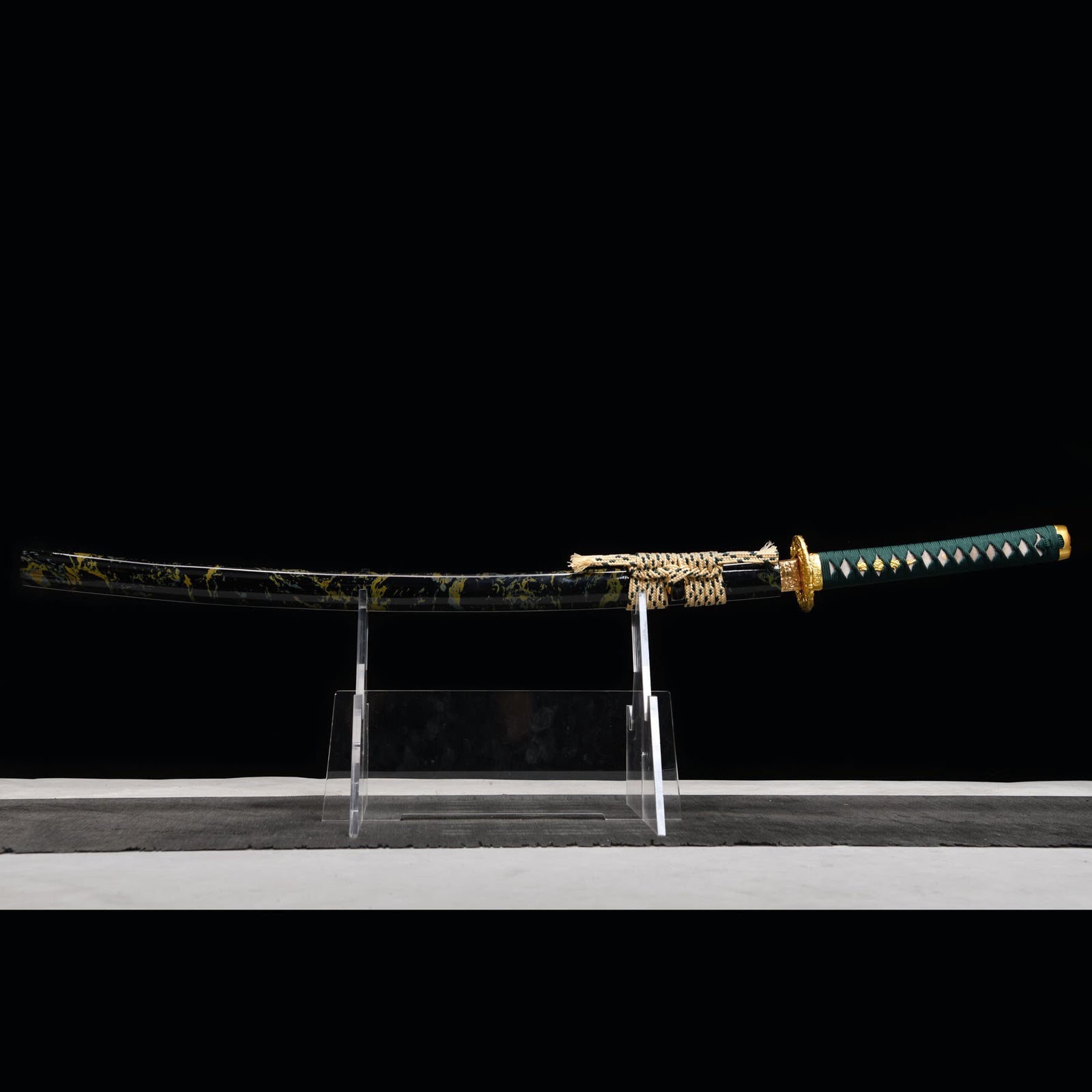Fine Cloud Dragon Tricolor Polish folded steel Katana | NIMOFAN - 550872408211624