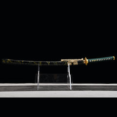 Fine Cloud Dragon Tricolor Polish folded steel Katana | NIMOFAN - 550872408211624