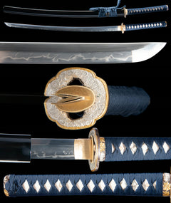 Gilded Floral T10 Clay Tempered Katana product photo 2