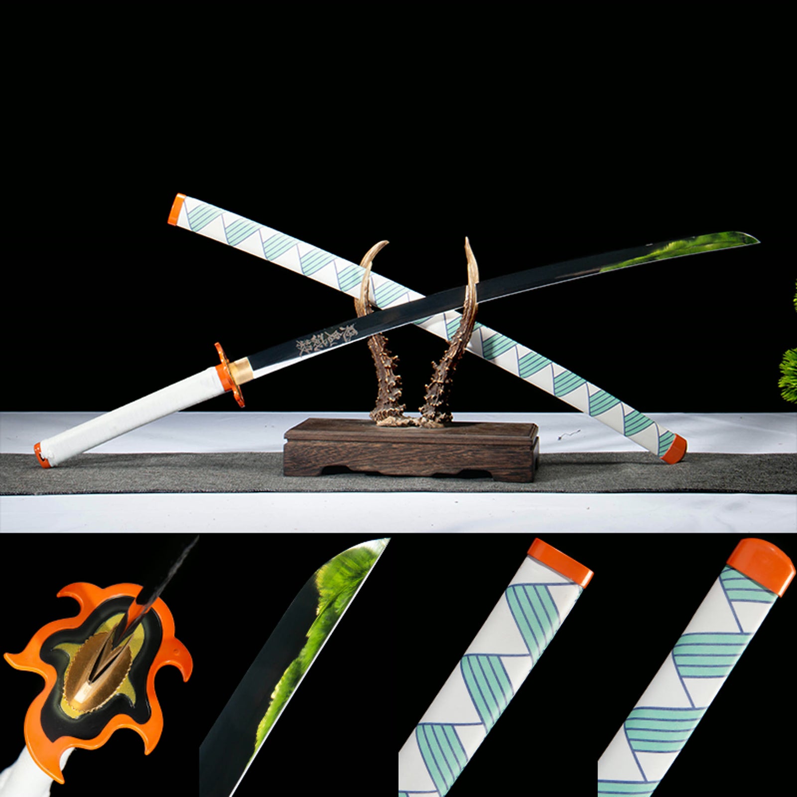 Kyojuro Rengoku 1065 Mirror-Polished Katana product photo 1