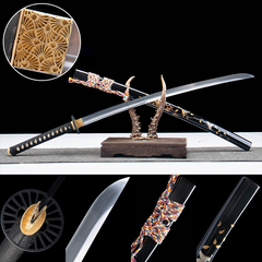 Plum Blossom U-no-Kubi Katana 1065 Steel product photo 1